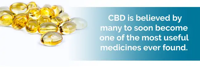 CBD is believed by many to soon become one of the most useful medicines ever found