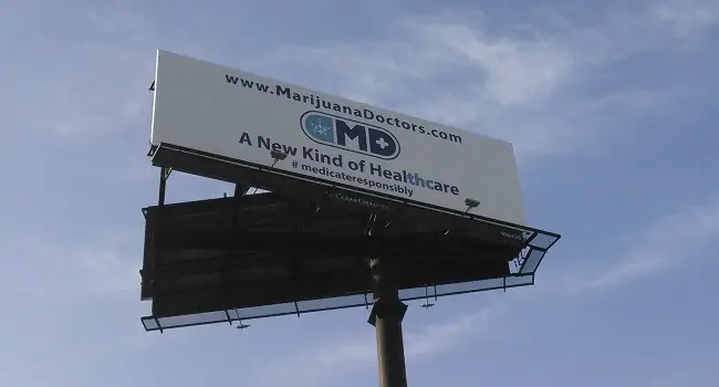 marijuana billboard