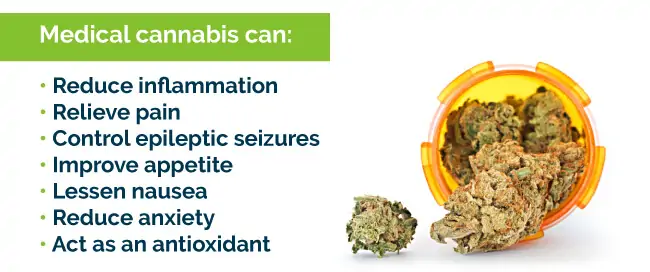 Medical cannabis can do many things