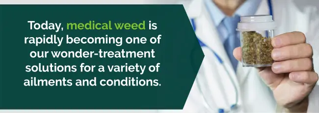 Medical weed is becoming a wonder-treatment