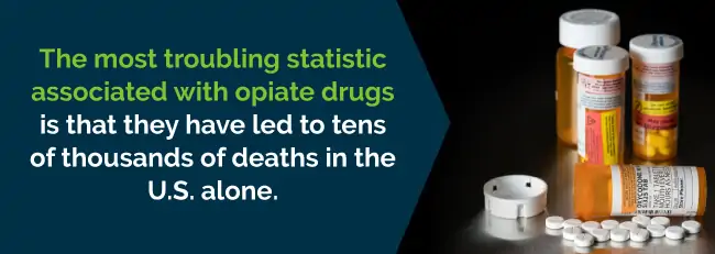 Opiate drugs have led to thousands of deaths in the US