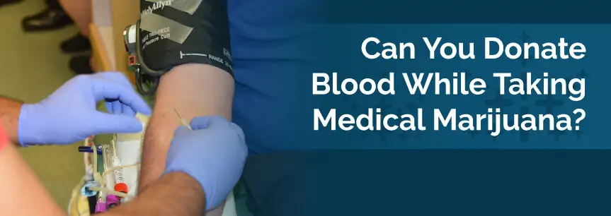 Can You Donate Blood While Taking Medical Marijuana?
