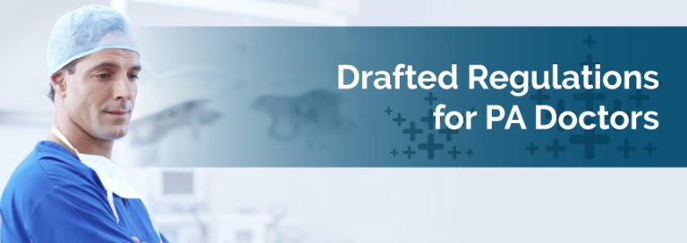 Drafted Regulations for PA Doctors