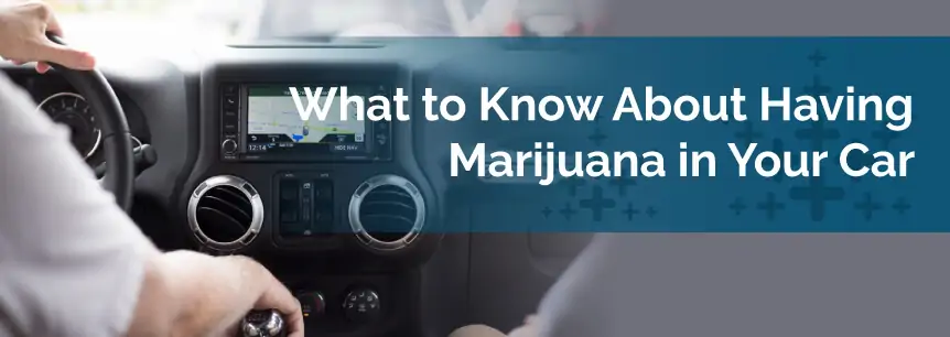 marijuana in car