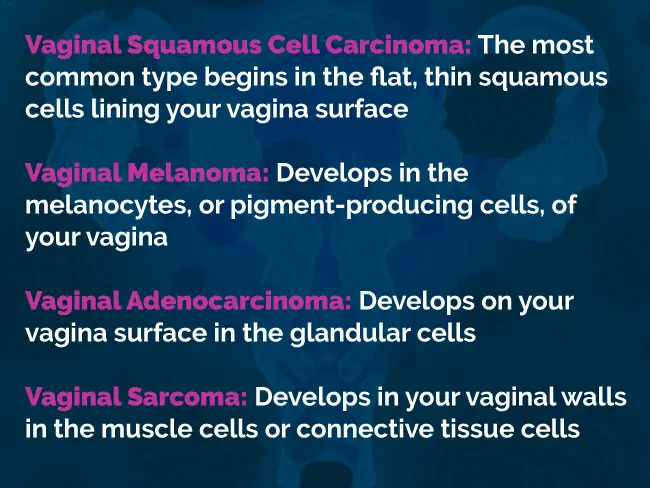 vaginal cancer types