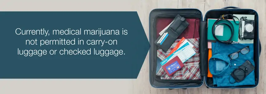 marijuana carry on luggage