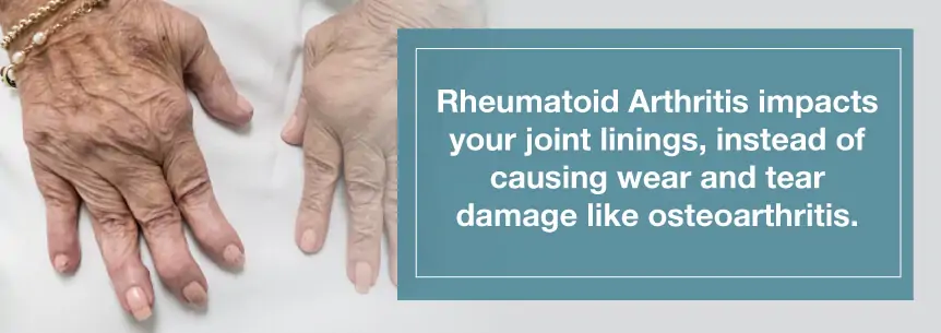 ra vs osteoarthritis