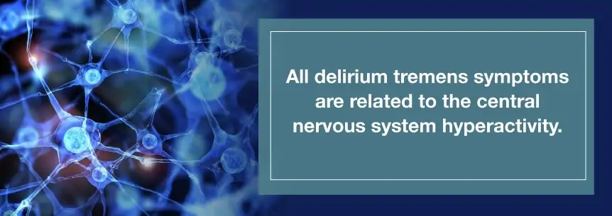 delirium tremen symptoms