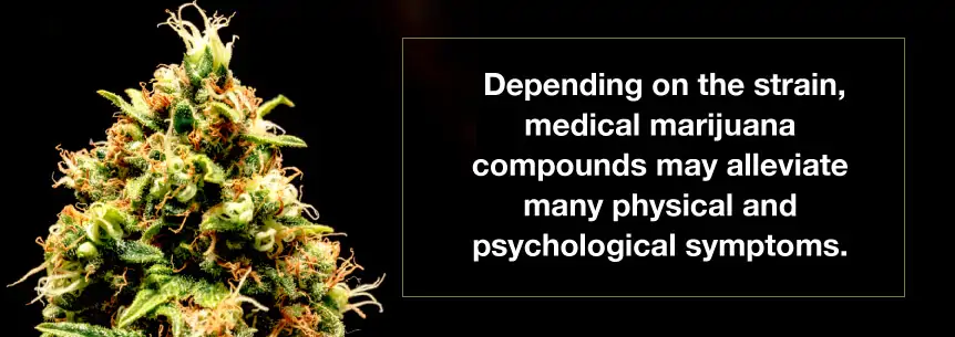 marijuana alleviates symptoms