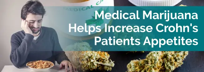 Medical Marijuana Helps Increases Crohn's Patients Appetites