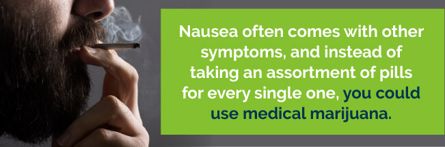 help nausea with marijuana