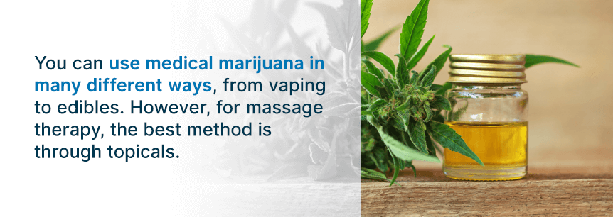 marijuana in massages
