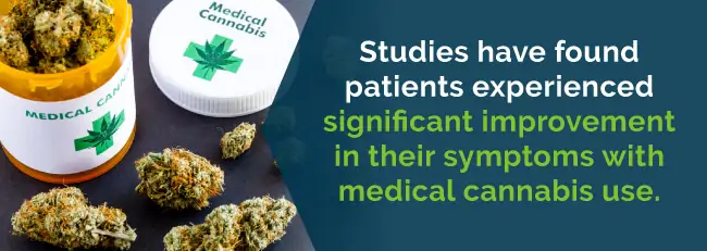 Improvement in symptoms with medical cannabis use
