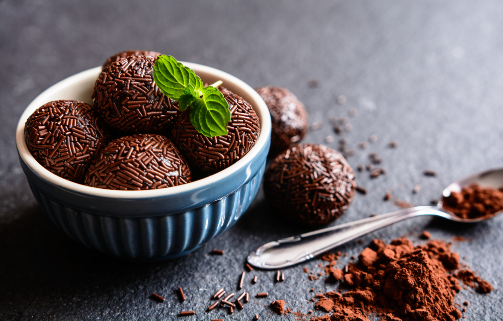 Chocolate Cannabis Brigadeiro Dessert