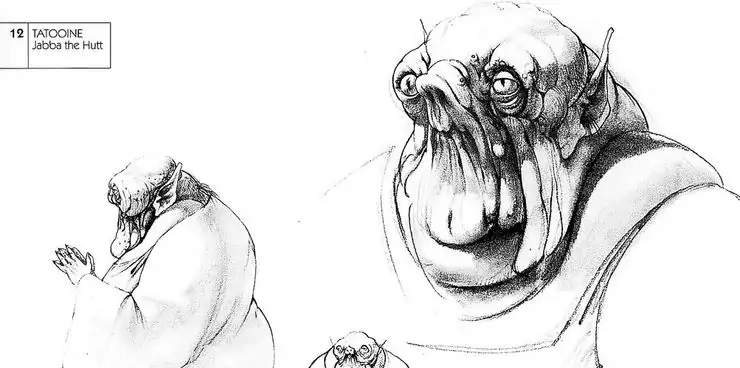 Ralph-McQuarries-early-concept-of-Jabba-the-Hutt