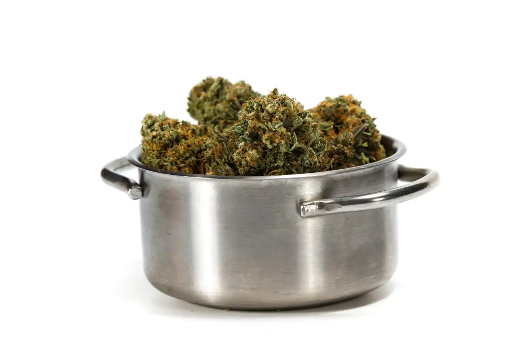 decarboxylating pot cooking