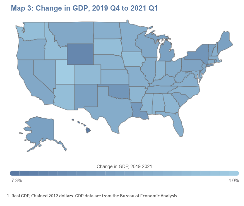 ureau of Economic Analysis Real GDP Covid 19