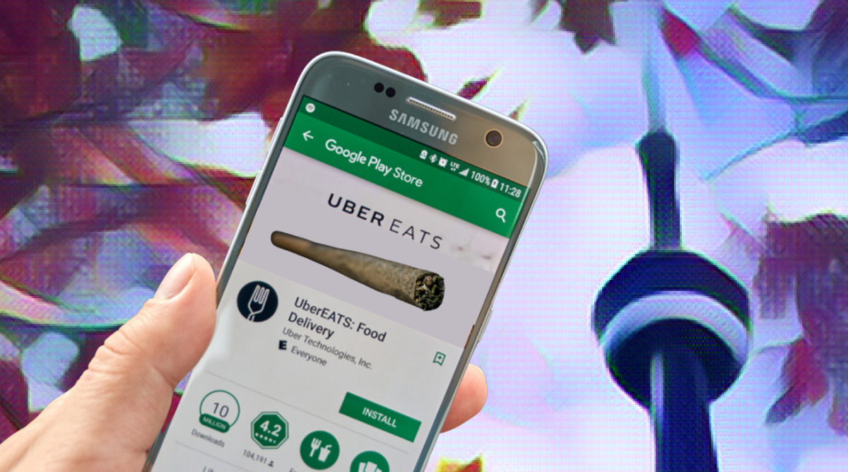 Uber Eats Tokyo Smoke Cannabis App