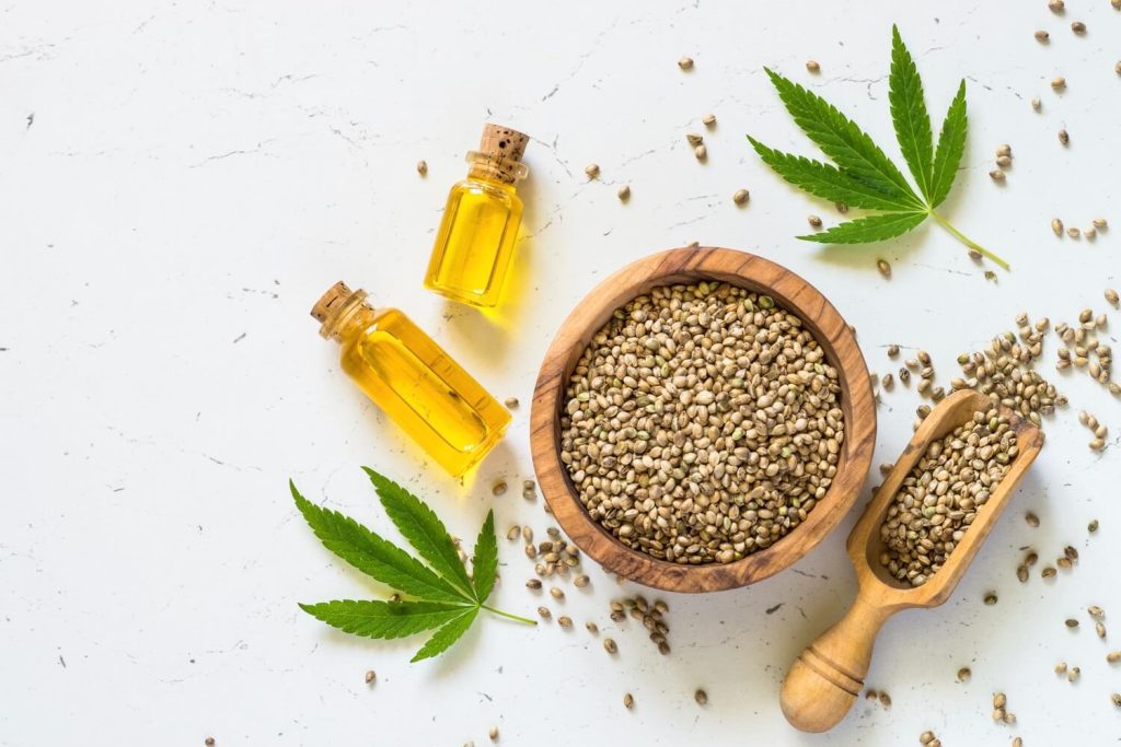 Cannabis oil and cannabis seeds
