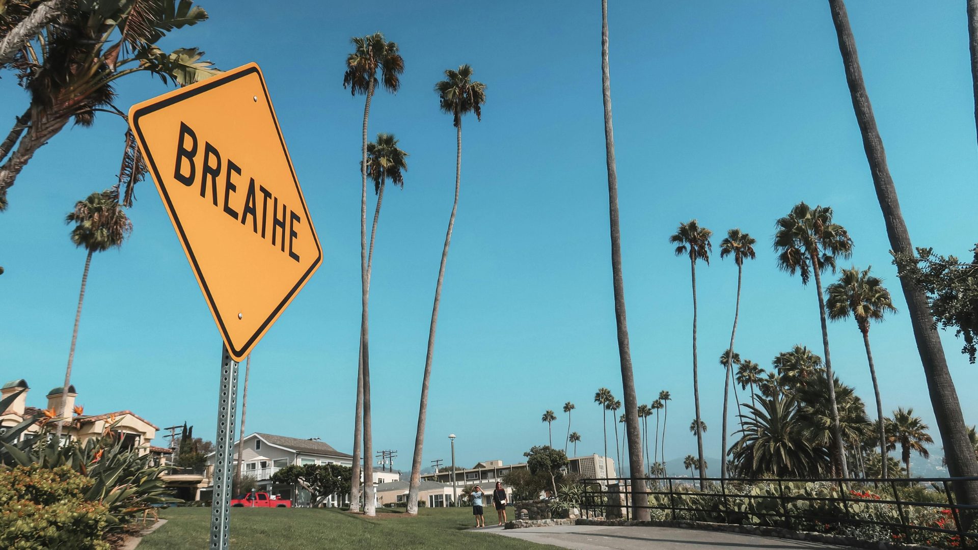 how to get a medical marijuana card in california - california street with traffic sign that says breathe